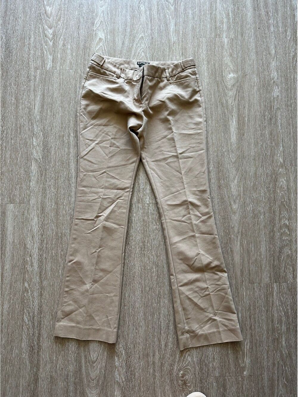 Express Women's Beige Straight Leg Work Pants